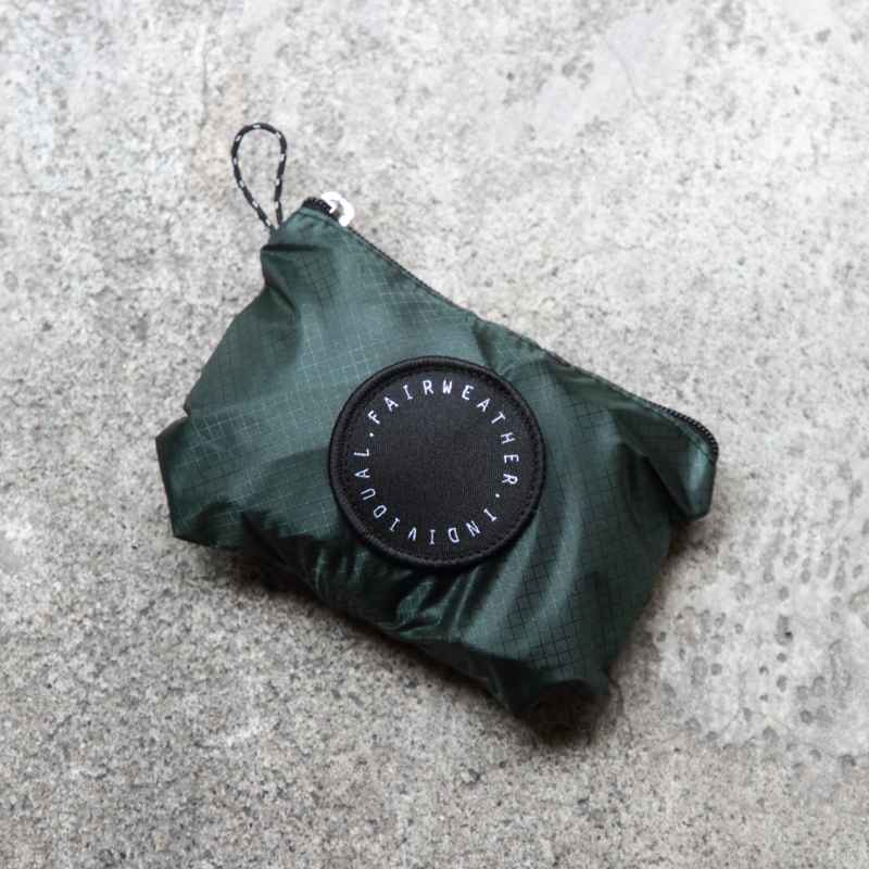 FAIRWEATHER* packable sacoche (algae green) - BLUE LUG