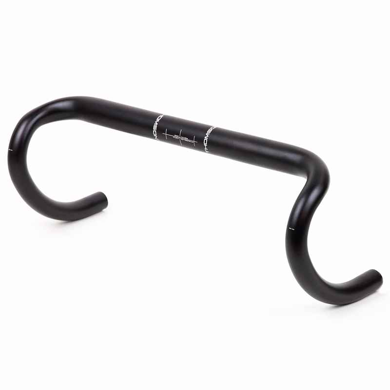 THOMSON トムソンaluminum round road bar380mm THOMSON* aluminum round road bar (black) - BLUE LUG GLOBAL