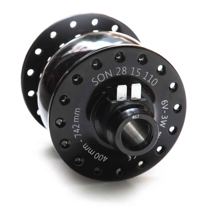 SON NABENDYNAMO* SON 28 15mm boost disc (black) - BLUE LUG GLOBAL