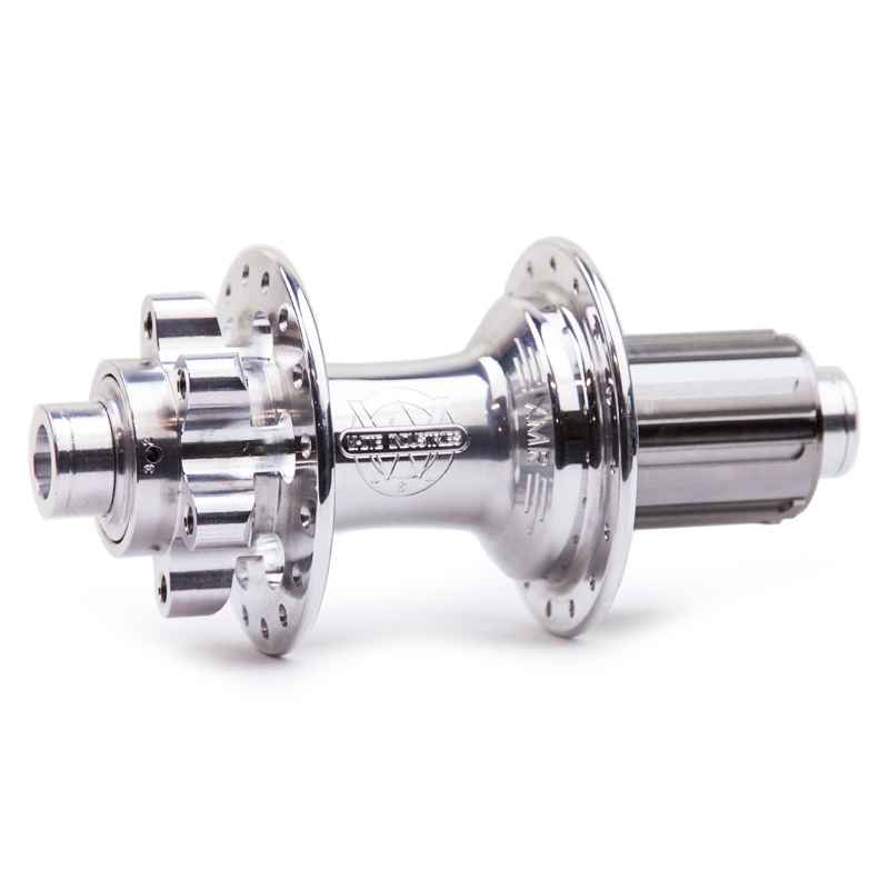 WHITE INDUSTRIES XMR スルーアクスルキット 12mm WHITE INDUSTRIES* XMR 12mm thru-axle disc hub rear (silver) - BLUE