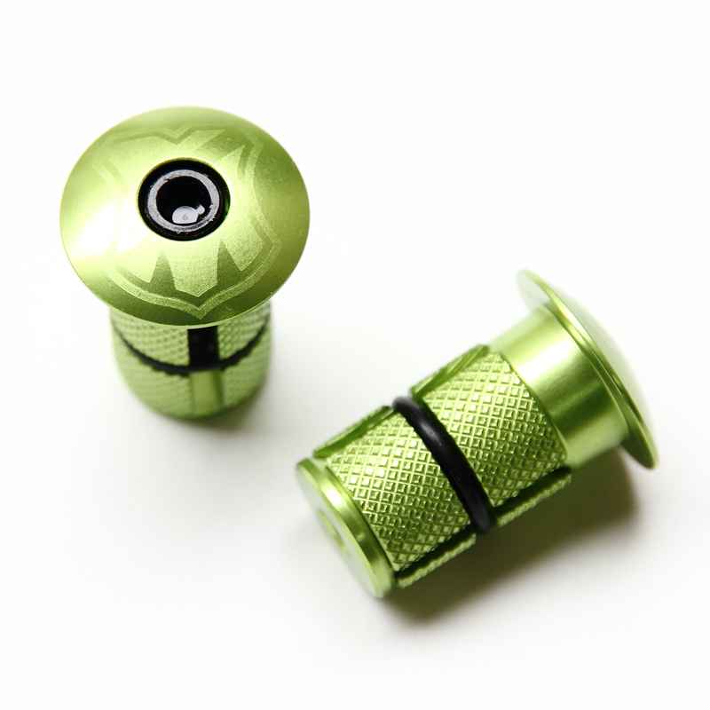 MASH* bar end cap (green) - BLUE LUG GLOBAL ONLINE STORE