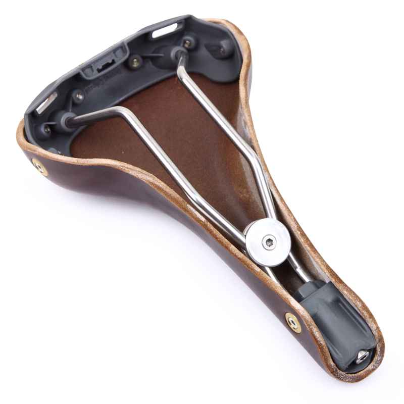 BERTHOUD* aspin leather saddle (brown) - BLUE LUG GLOBAL ONLINE STORE