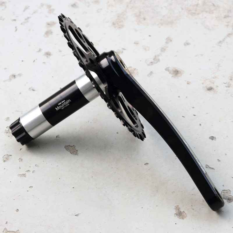 WHITE INDUSTRIES* MR30 crank set (black) - BLUE LUG GLOBAL ONLINE