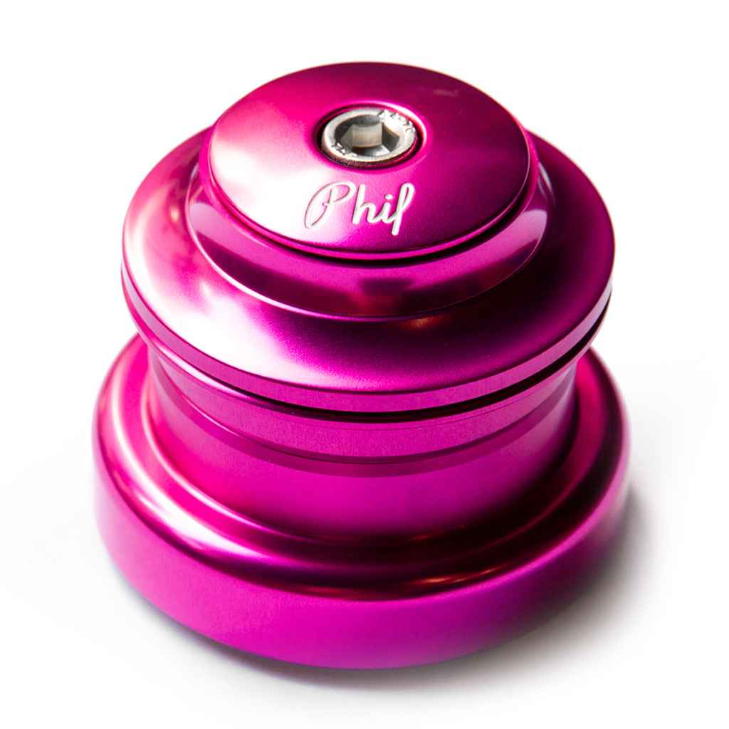PHIL WOOD* 1.5 tapered headset (pink) - BLUE LUG GLOBAL ONLINE STORE