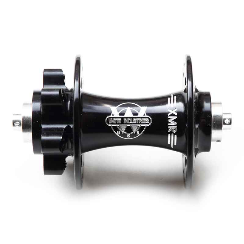 WHITE INDUSTRIES* XMR disc hub front (black) - BLUE LUG GLOBAL