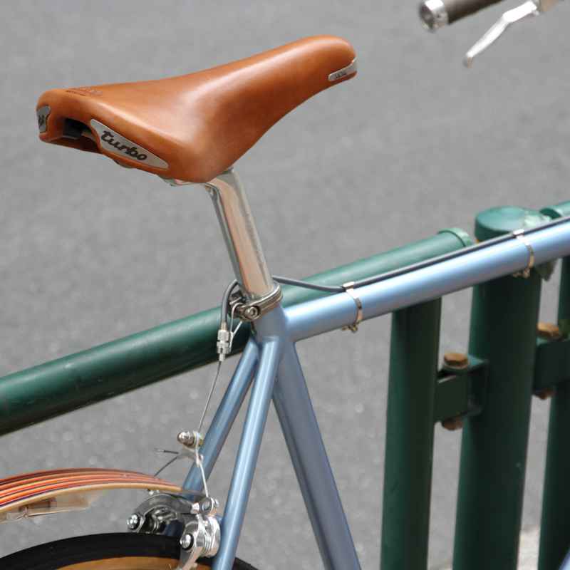 SELLE ITALIA* milano turbo racer saddle (brown) - BLUE LUG