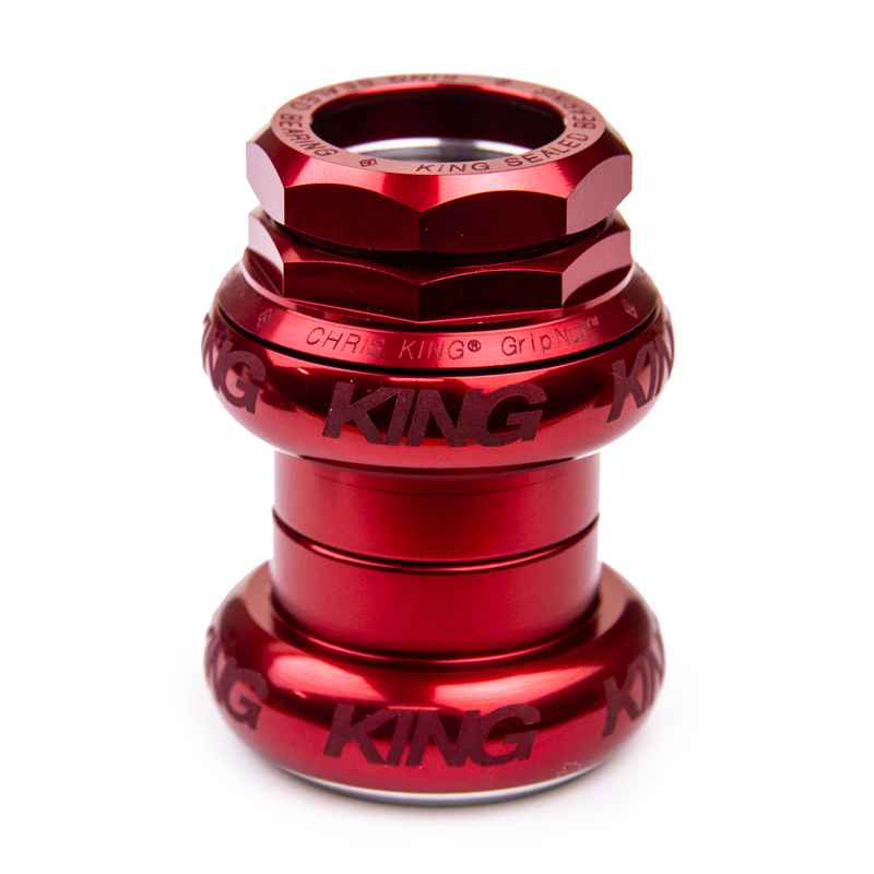 CHRIS KING GRIP NUT 1インチ ヘッドパーツ Red CHRIS KING* 1