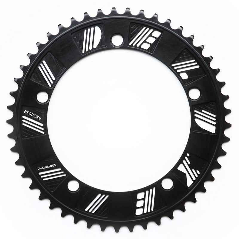 DELUXE CYCLES* chainring (black) - BLUE LUG GLOBAL ONLINE STORE