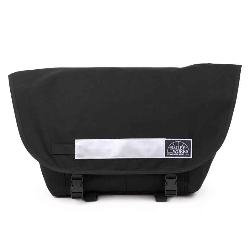 BAILEYWORKS* super pro messenger bag (black) - BLUE LUG