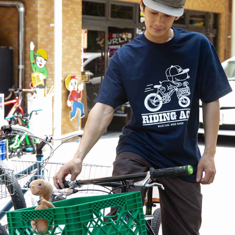 BugLug ジャージ BLUE LUG* riding ace t-shirt (navy) - BLUE LUG GLOBAL ONLINE