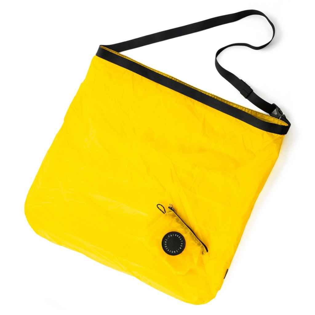 FAIRWEATHER* packable sacoche (cordura rip/yellow) - BLUE LUG