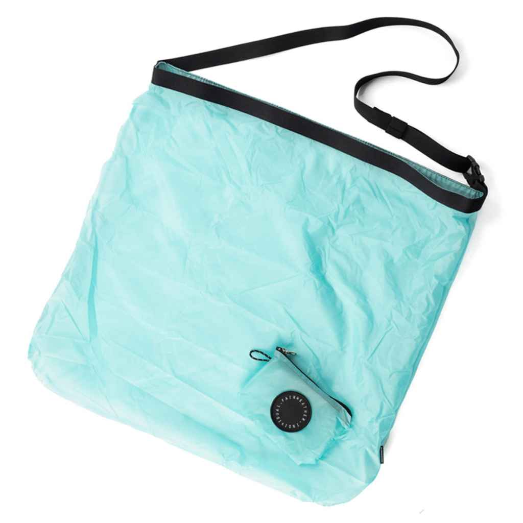 【新品タグ付き未使用】FAIRWEATHER packable sacoche FAIRWEATHER* packable sacoche (pale blue) - BLUE LUG GLOBAL