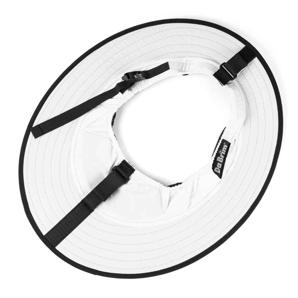 DA BRIM* cycling sporty helmet brim (white) - BLUE LUG GLOBAL