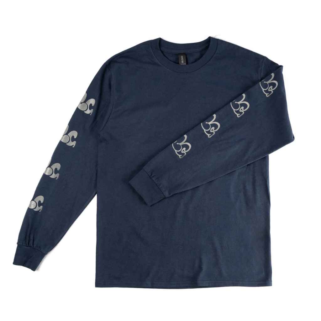 自転車 タグ付き新品Lサイズ BLUE LUG スイフトブルー 長袖Tシャツ