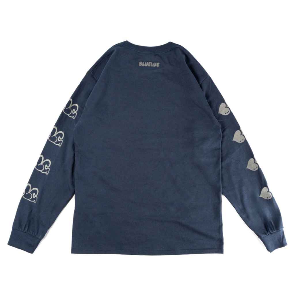 タグ付き新品Lサイズ　BLUE LUG スイフトブルー 長袖Tシャツ BLUE LUG* BLG long sleeve t-shirt (navy) - BLUE LUG GLOBAL ONLINE