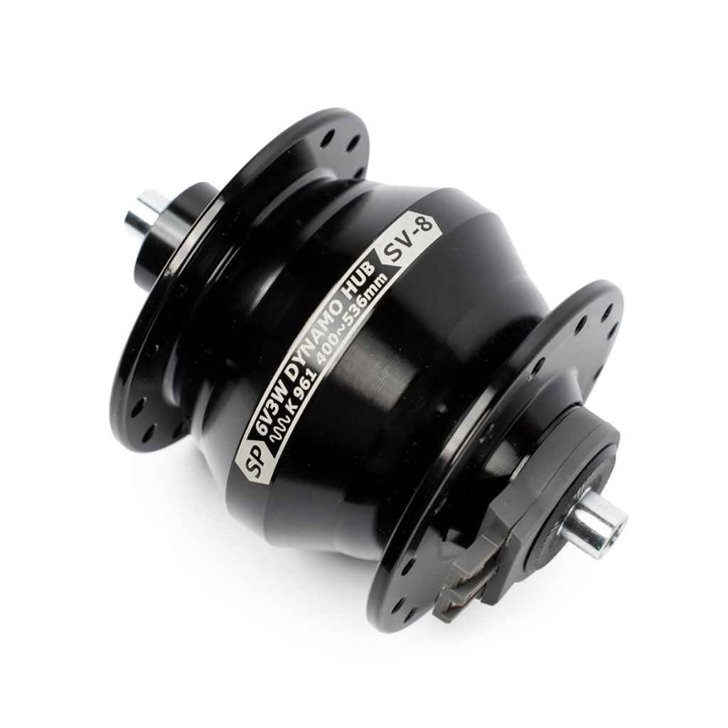 パーツ SHUTTER PRECISIONdynamo hub for brompton SHUTTER PRECISION* SV-8-FC dynamo hub for Brompton (black