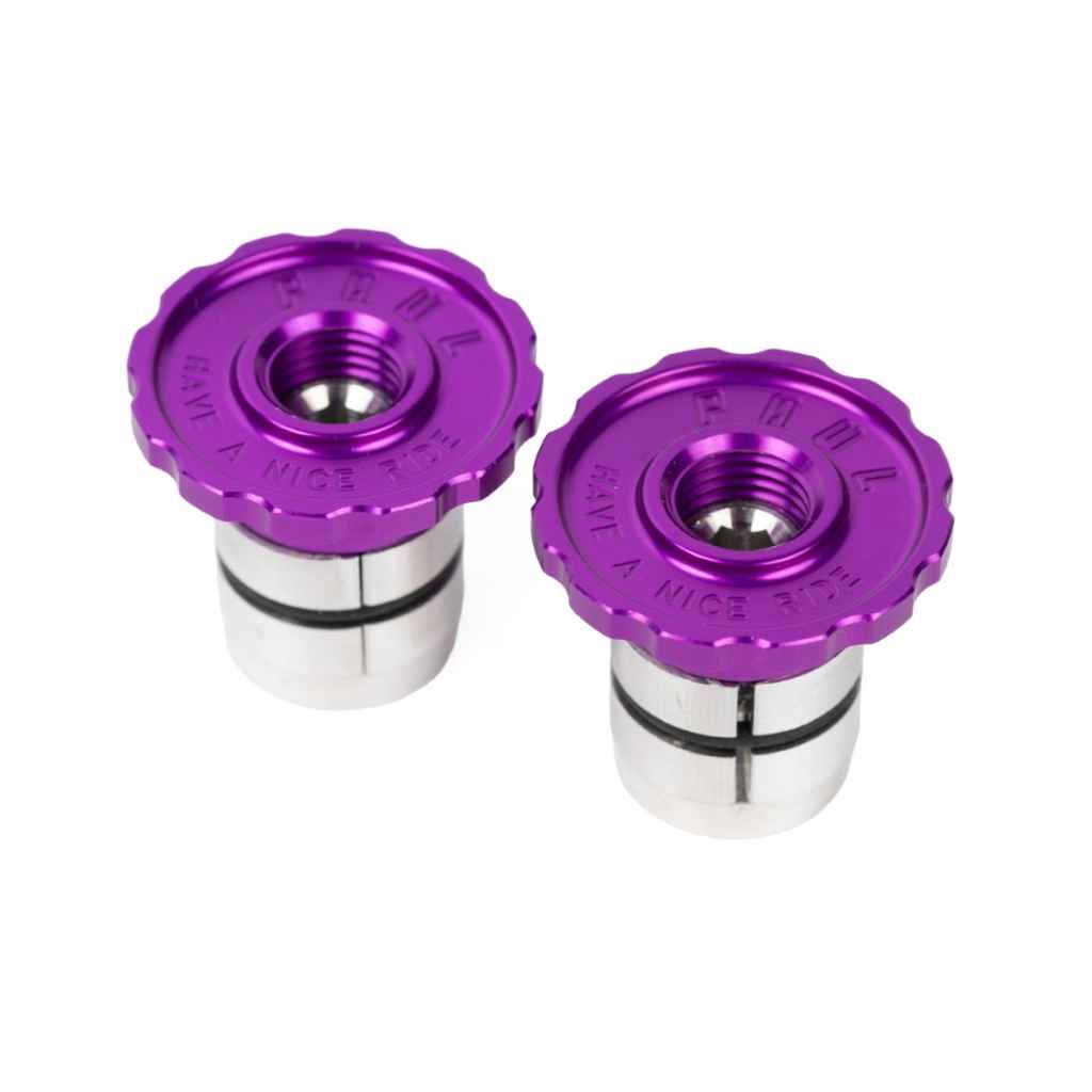 PAUL* bar end plug (purple) - BLUE LUG GLOBAL ONLINE STORE