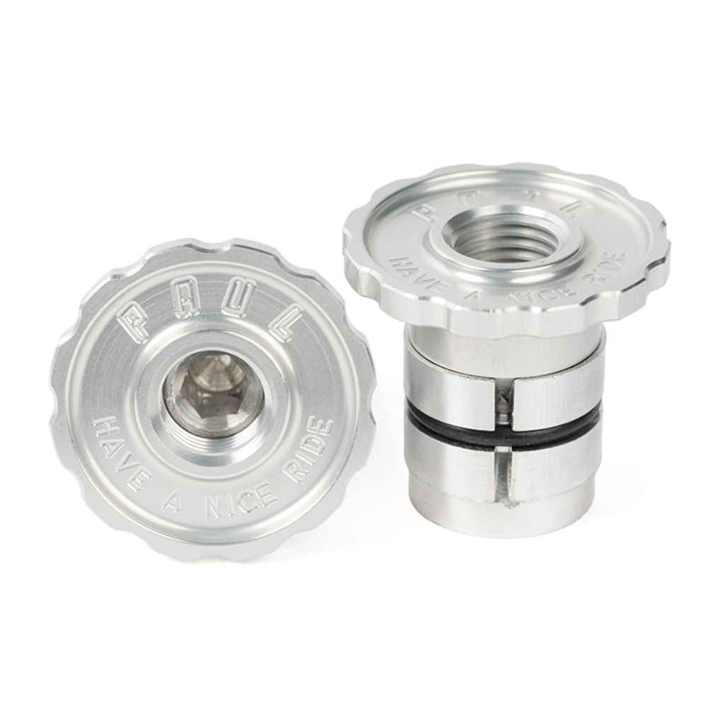 PAUL* bar end plug (silver) - BLUE LUG GLOBAL ONLINE STORE