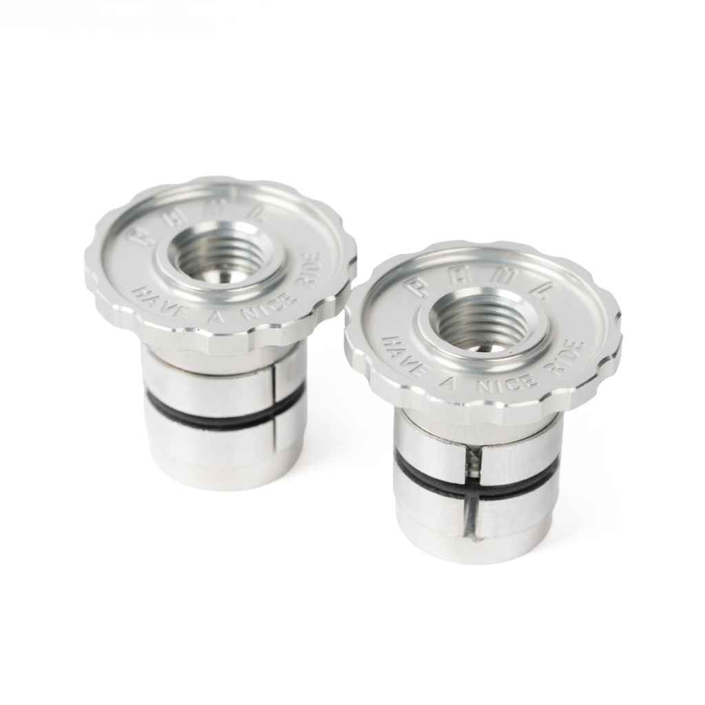 PAUL* bar end plug (silver) - BLUE LUG GLOBAL ONLINE STORE