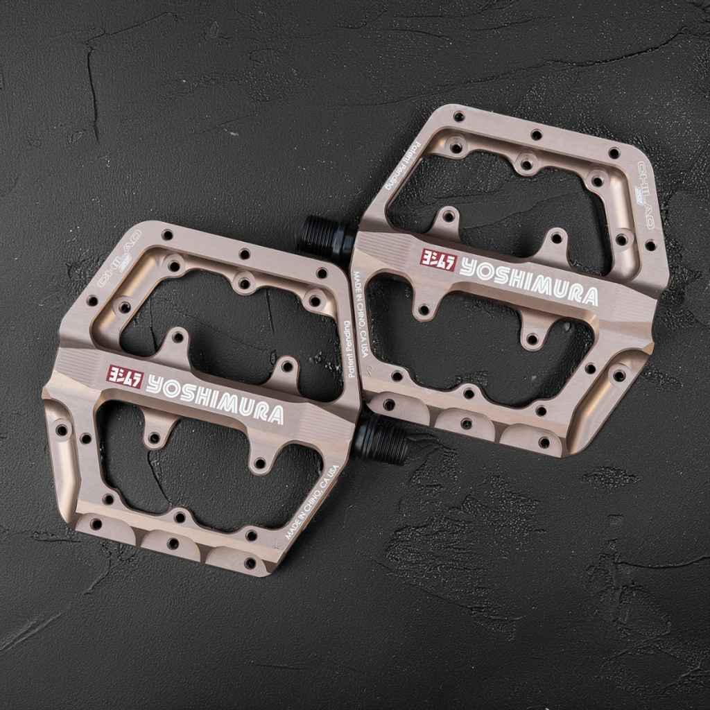 Bmx Pedals Yoshimura Bicycle Pedals Azonic 420 Flat Pedals