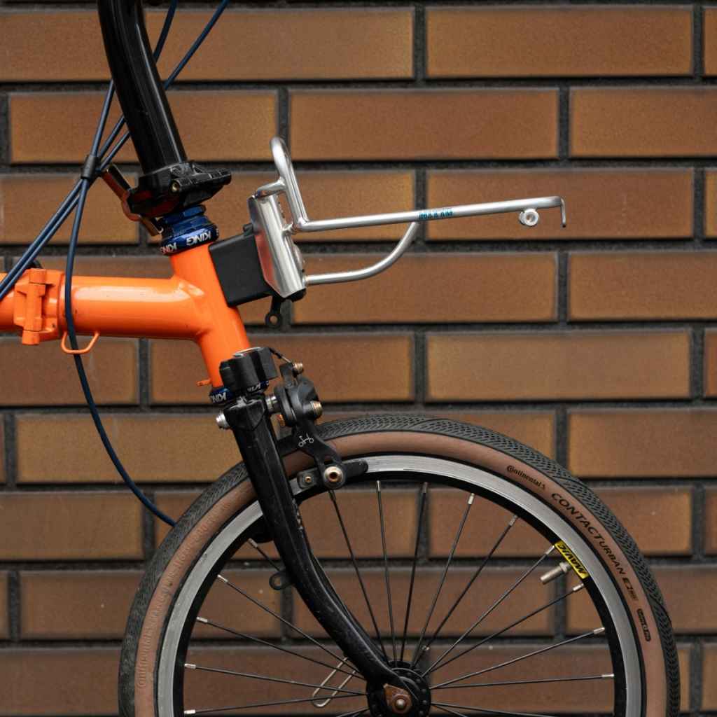 Y*U様 NITTO BM-1F brompton front carrier NITTO* BM-1F brompton front carrier (silver) - BLUE LUG GLOBAL