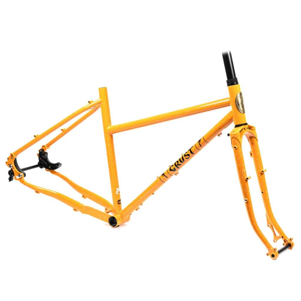 CRUST BIKES* evasion step through frame (orange speckle) - BLUE