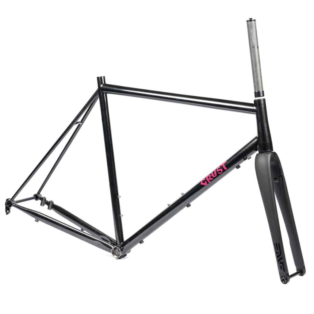 CRUST BIKES* EPO ENVE frame set (silver flake metallic black