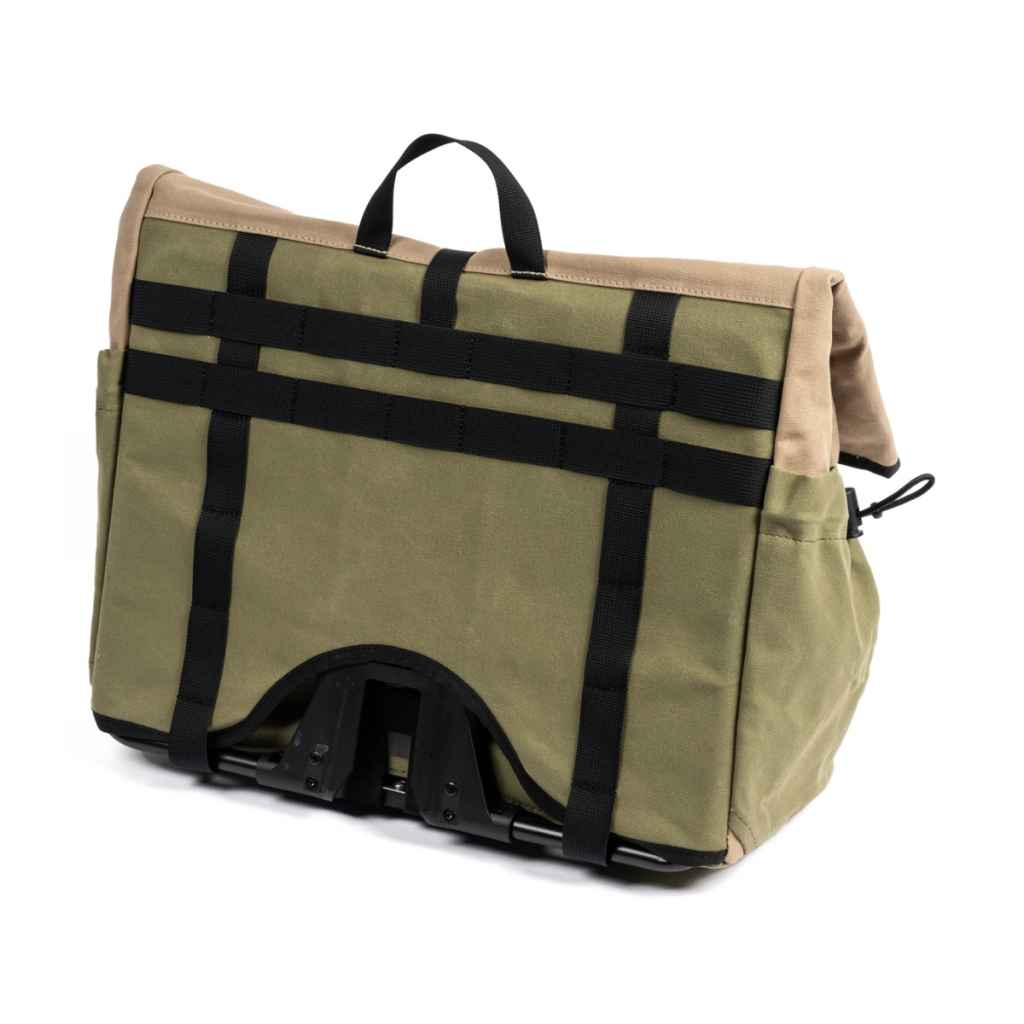 アクセサリー FAIRWEATHER brompton bag wax mocha/green FAIRWEATHER* brompton bag (wax mocha/green) - BLUE LUG GLOBAL