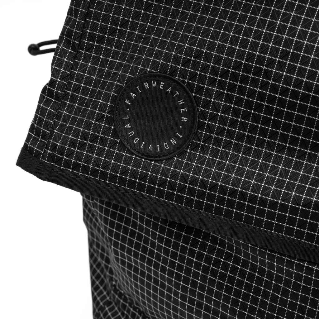 FAIRWEATHER* brompton bag (grid rip/black) - BLUE LUG GLOBAL