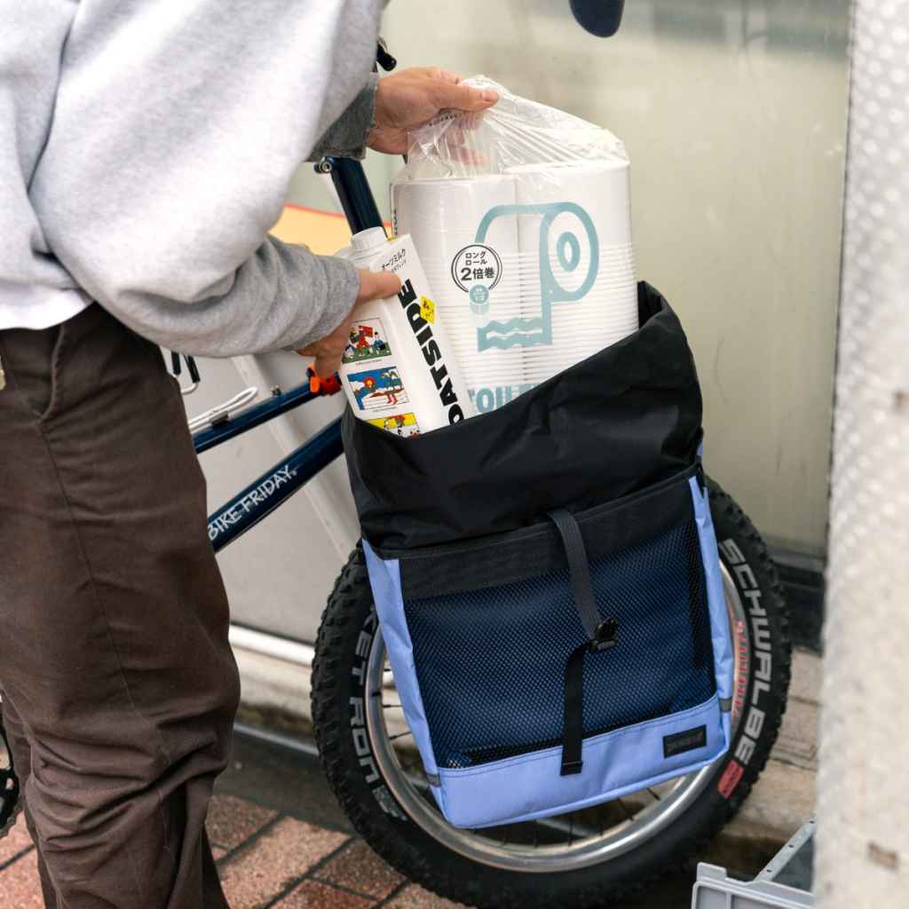 BLUE LUG* grocery pannier (x-pac green) - BLUE LUG GLOBAL