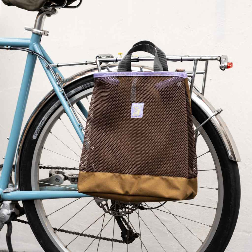 BLUE LUG* 3way pannier (mesh brown) - BLUE LUG GLOBAL ONLINE STORE