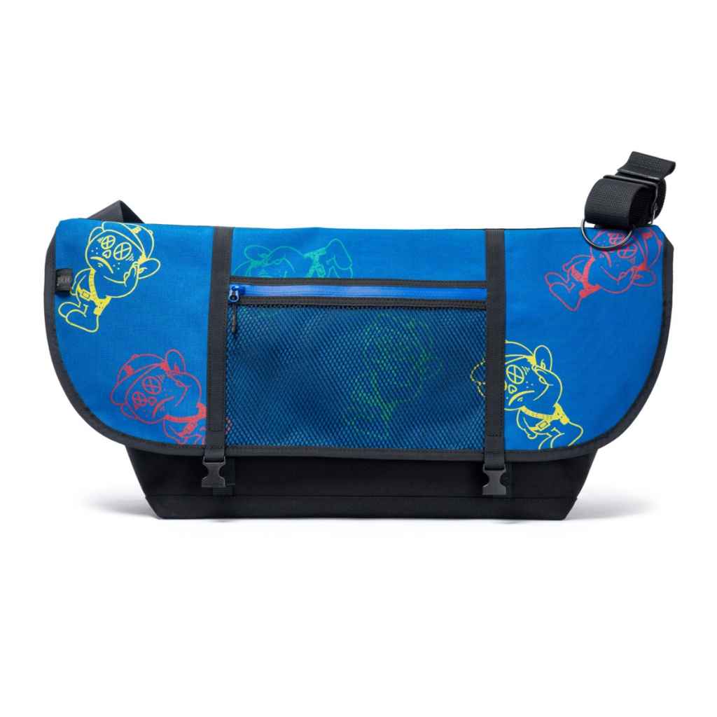 BLUE LUG* the messenger bag (custom/rasta/anzen-kun) - BLUE LUG