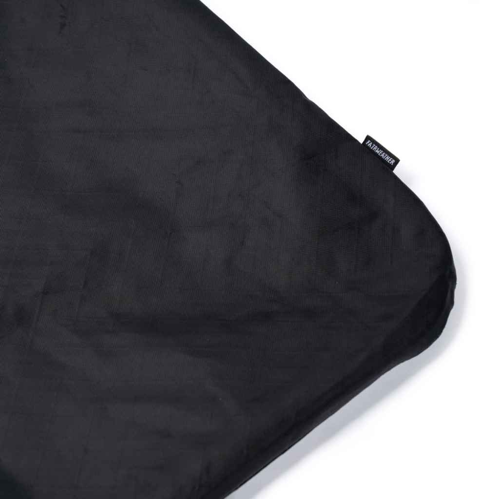 FAIRWEATHER* packable sacoche (ecopak black) - BLUE LUG GLOBAL
