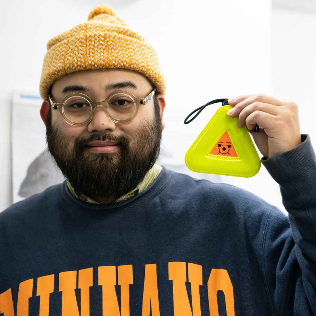 洋楽 G-Rap Phunky Triangle PEACE SPORTS×BLUE LUG* chubby triangle reflector (orange) - BLUE