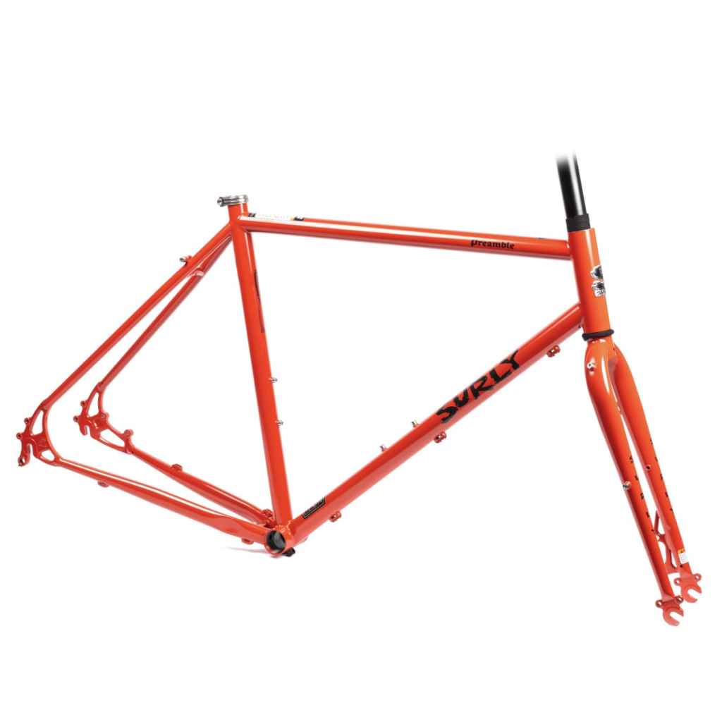 SURLY* preamble frame set (red hot cheddar) - BLUE LUG GLOBAL