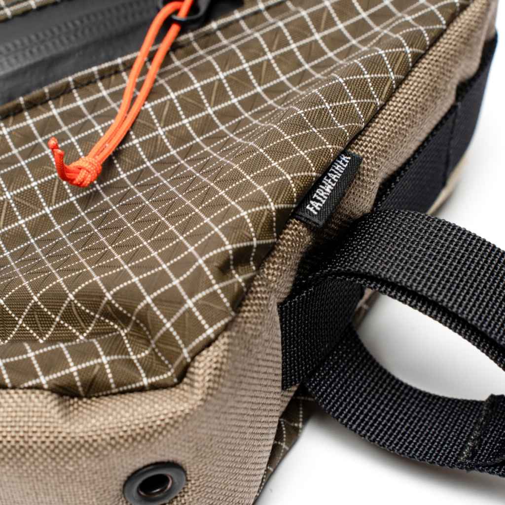 FAIRWEATHER* frame bag sp (rip olive/beige) - BLUE LUG GLOBAL