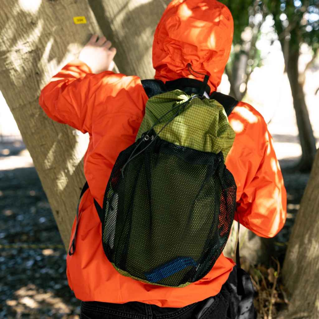 FAIRWEATHER* packable pack (black) - BLUE LUG GLOBAL ONLINE STORE