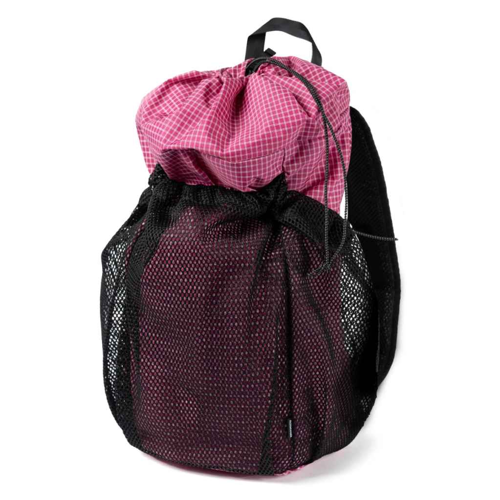 FAIRWEATHER* packable pack (grid rip/berry) - BLUE LUG GLOBAL