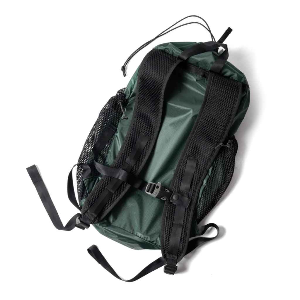 FAIRWEATHER* packable pack (cordura rip/algae green) - BLUE LUG