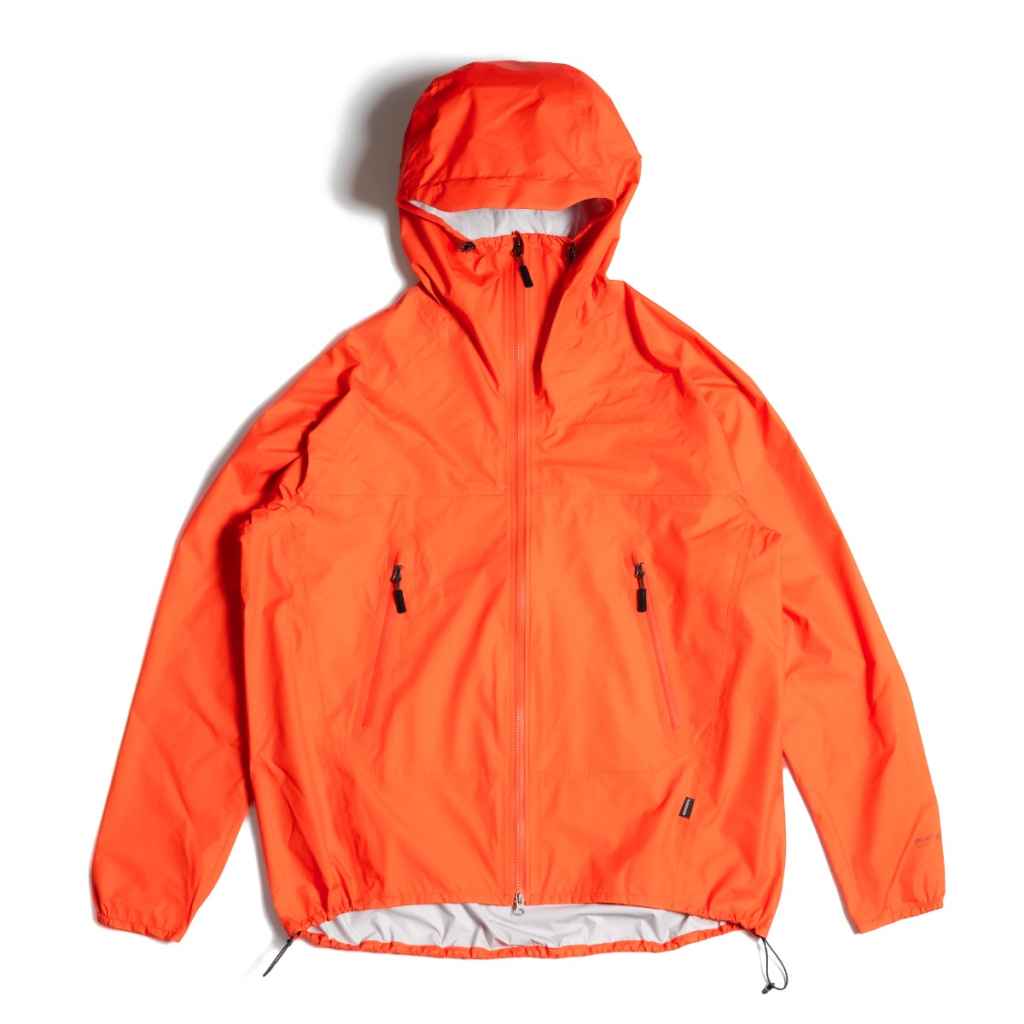 FAIRWEATHER* ultralight rain jacket (orange) - BLUE LUG GLOBAL