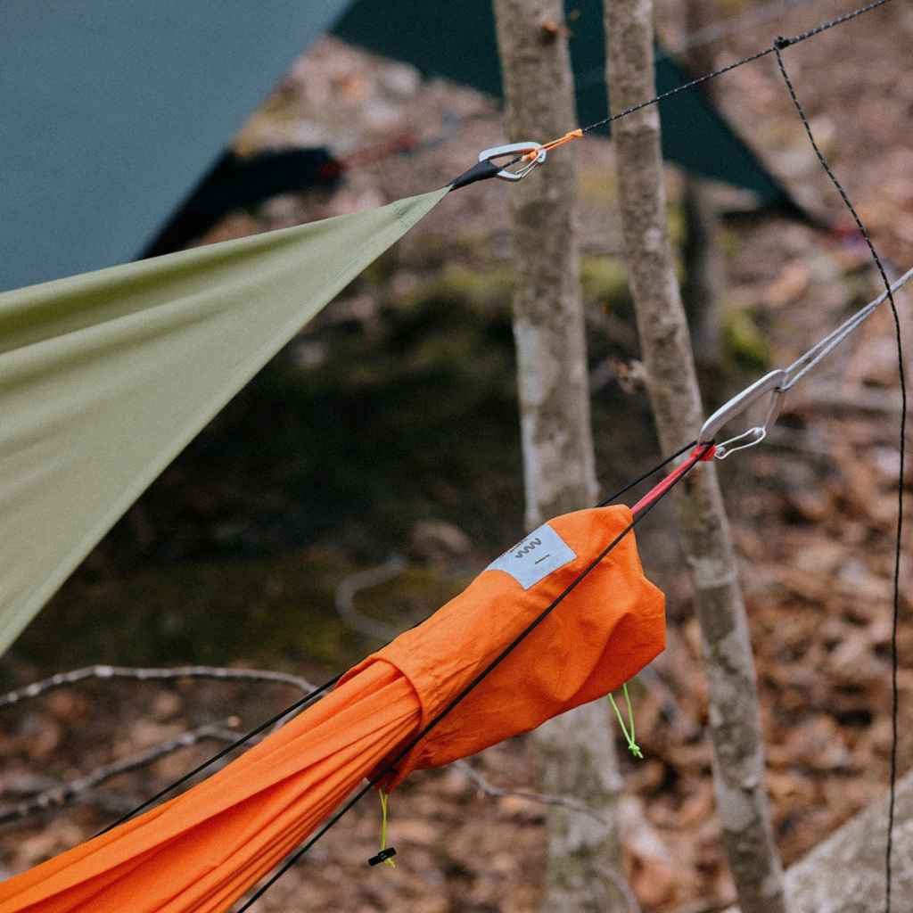 JINDAIJI MOUNTAIN WORKS* PB camp hammock&UL woopie tree strap set