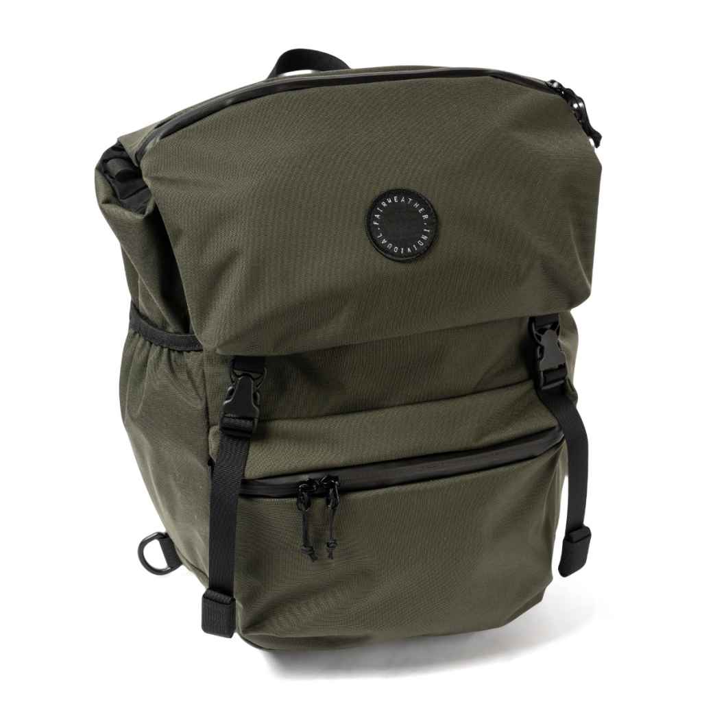 FAIRWEATHER* flaptop pannier (cordura/olive) - BLUE LUG GLOBAL