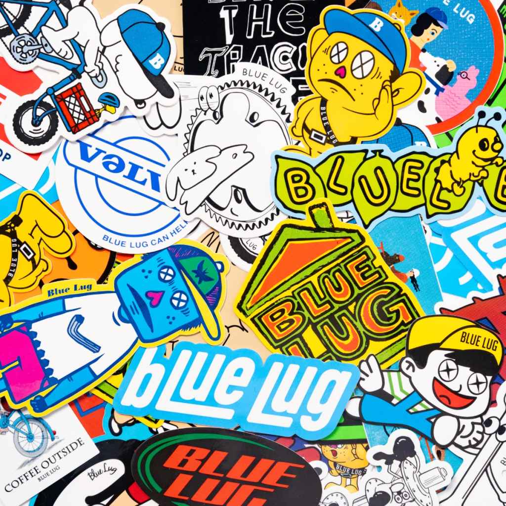 SWIFT INDUSTRIES ウエストポーチ　blue lug ステッカー BLUE LUG* sticker pack - BLUE LUG GLOBAL ONLINE STORE