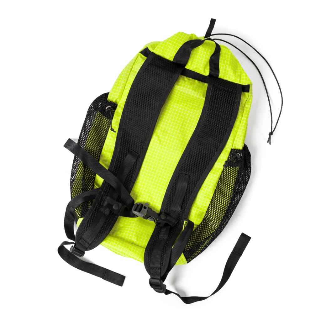 FAIRWEATHER* packable pack (grid rip/lime) - BLUE LUG GLOBAL