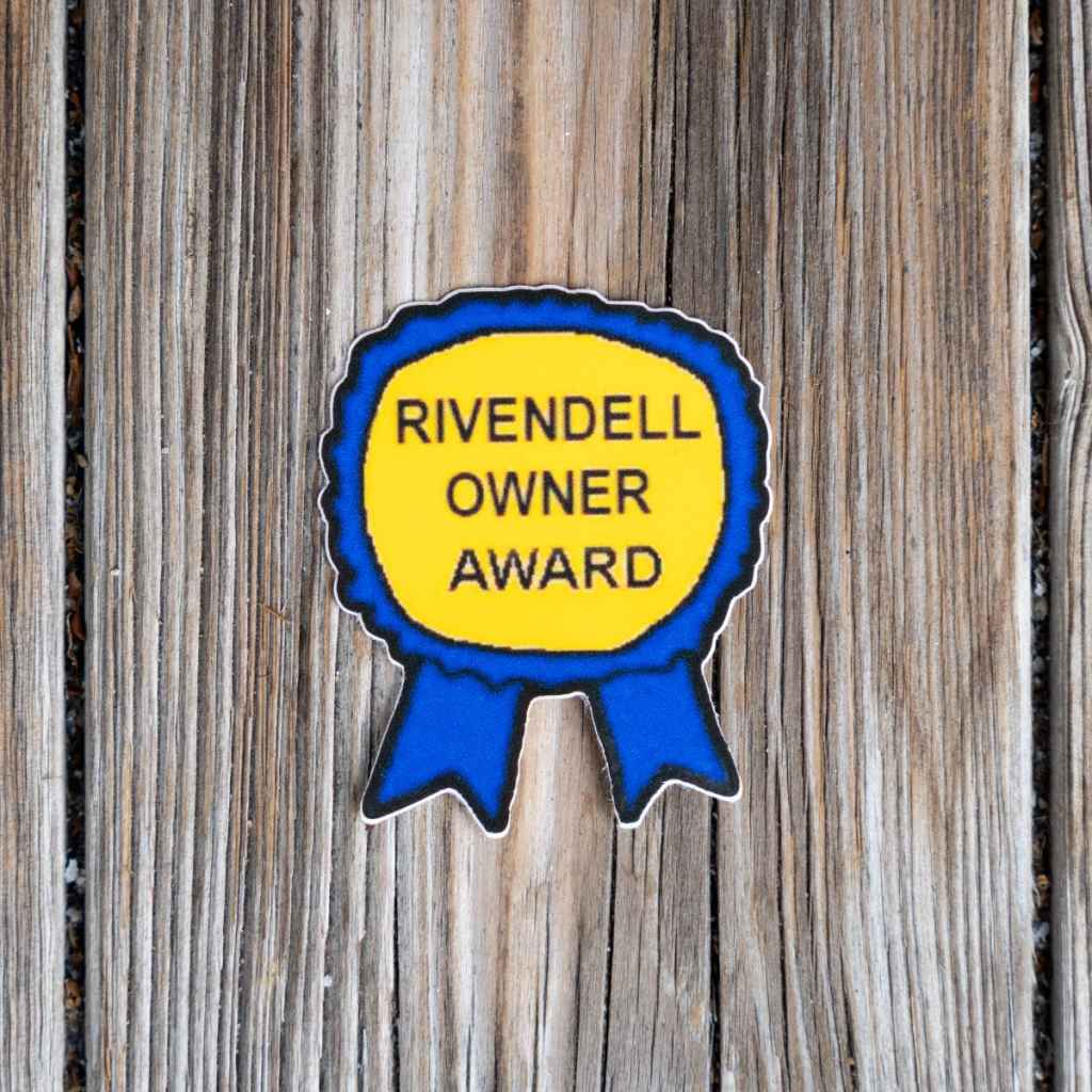 CALLING IN SICK* rivendell owner award sticker - BLUE LUG GLOBAL
