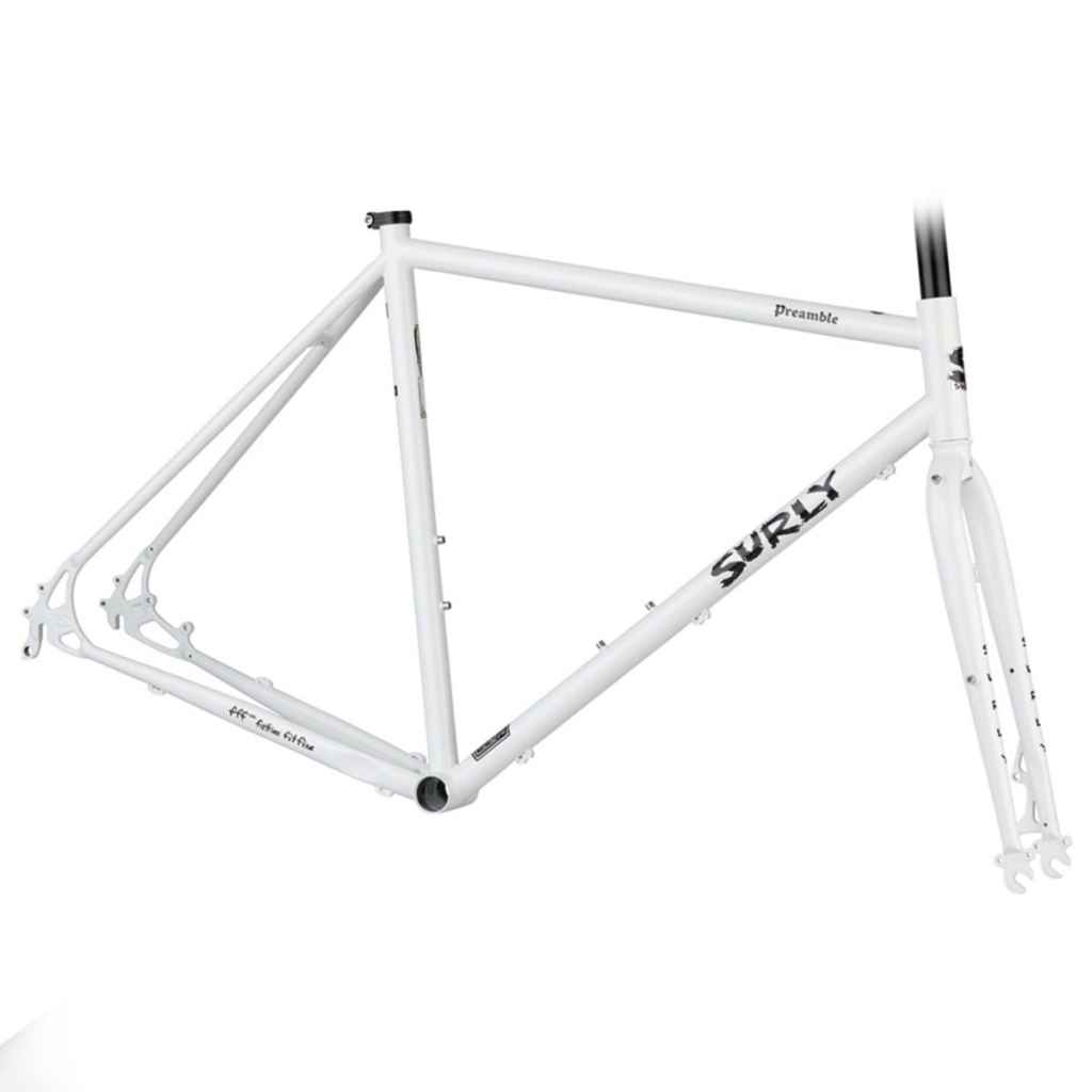 SURLY* preamble frame set (thorfrost white) - BLUE LUG GLOBAL