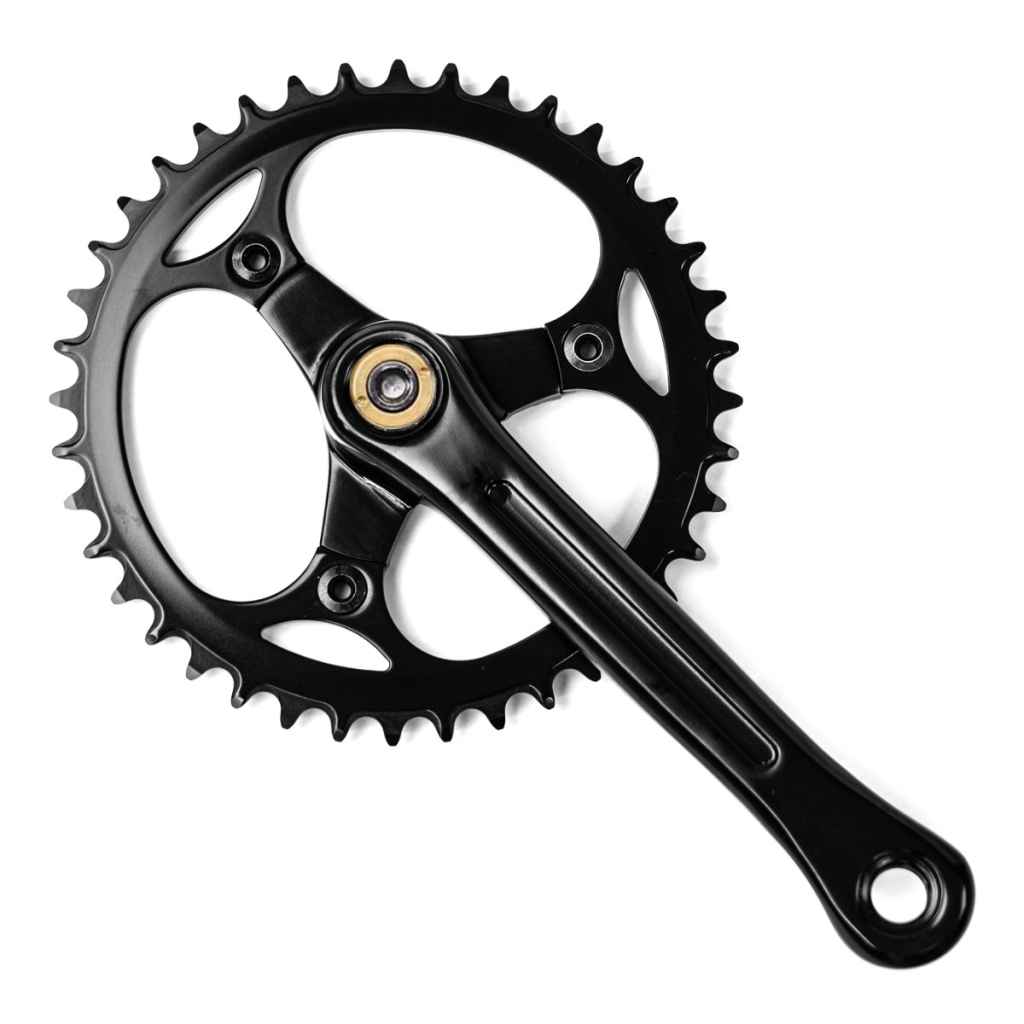パーツ BLUE LUG RMC track crank set 46T 165mm BLUE LUG* RMC track crank set (all black) - BLUE LUG GLOBAL