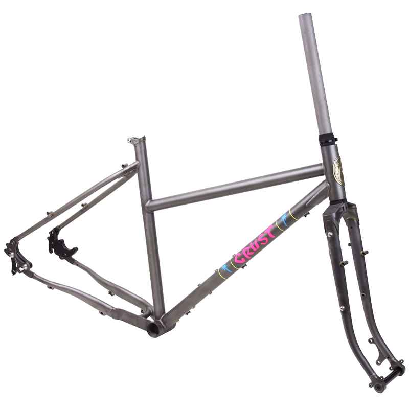 CRUST BIKES* evasion step through frame (raw) - BLUE LUG GLOBAL