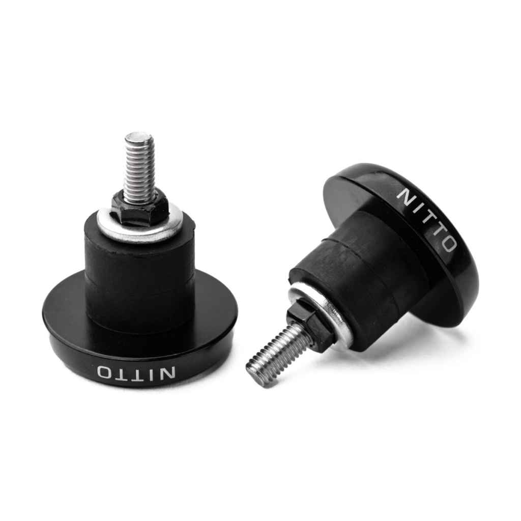NITTO* FW-25 large bar end (black) - BLUE LUG GLOBAL ONLINE STORE