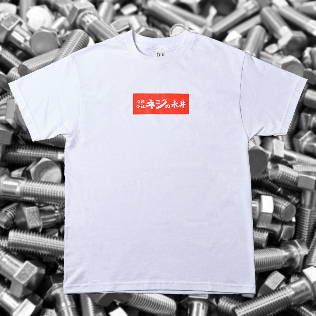 BLUE LUG* nagai t-shirt (white) - BLUE LUG GLOBAL ONLINE STORE